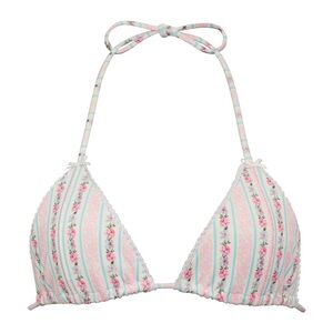 ISO Frankie's Bikinis French Holiday Triangle Top in Small